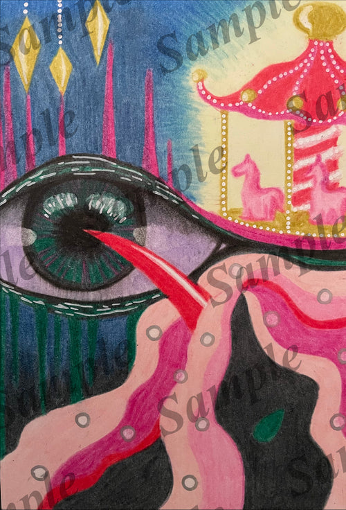 『サヨナラぐるり』共感覚アート / 記憶の残滓シリーズ