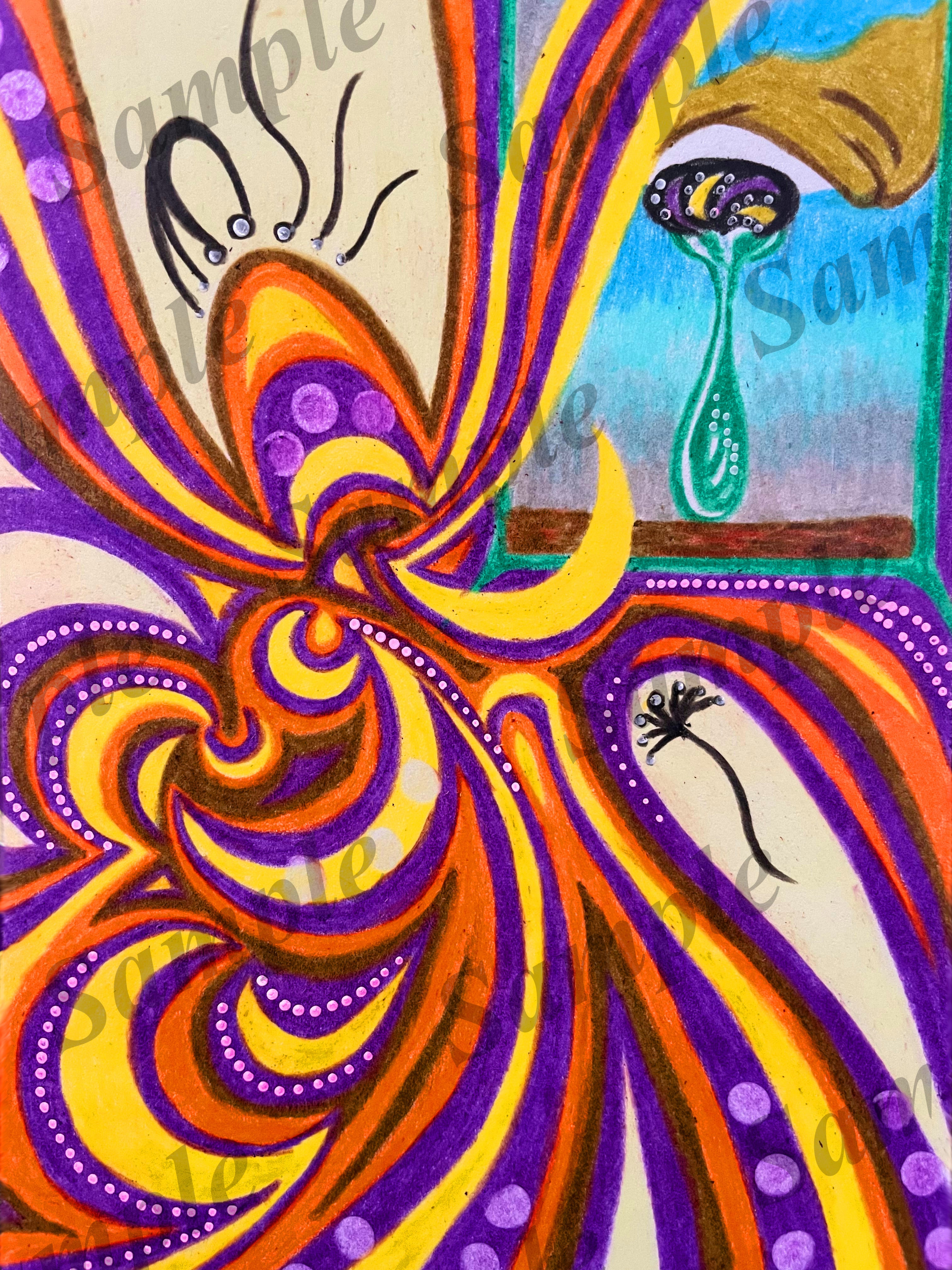 『交響曲第９番「新世界より」』深音アート / 楽曲から生まれた抽象画