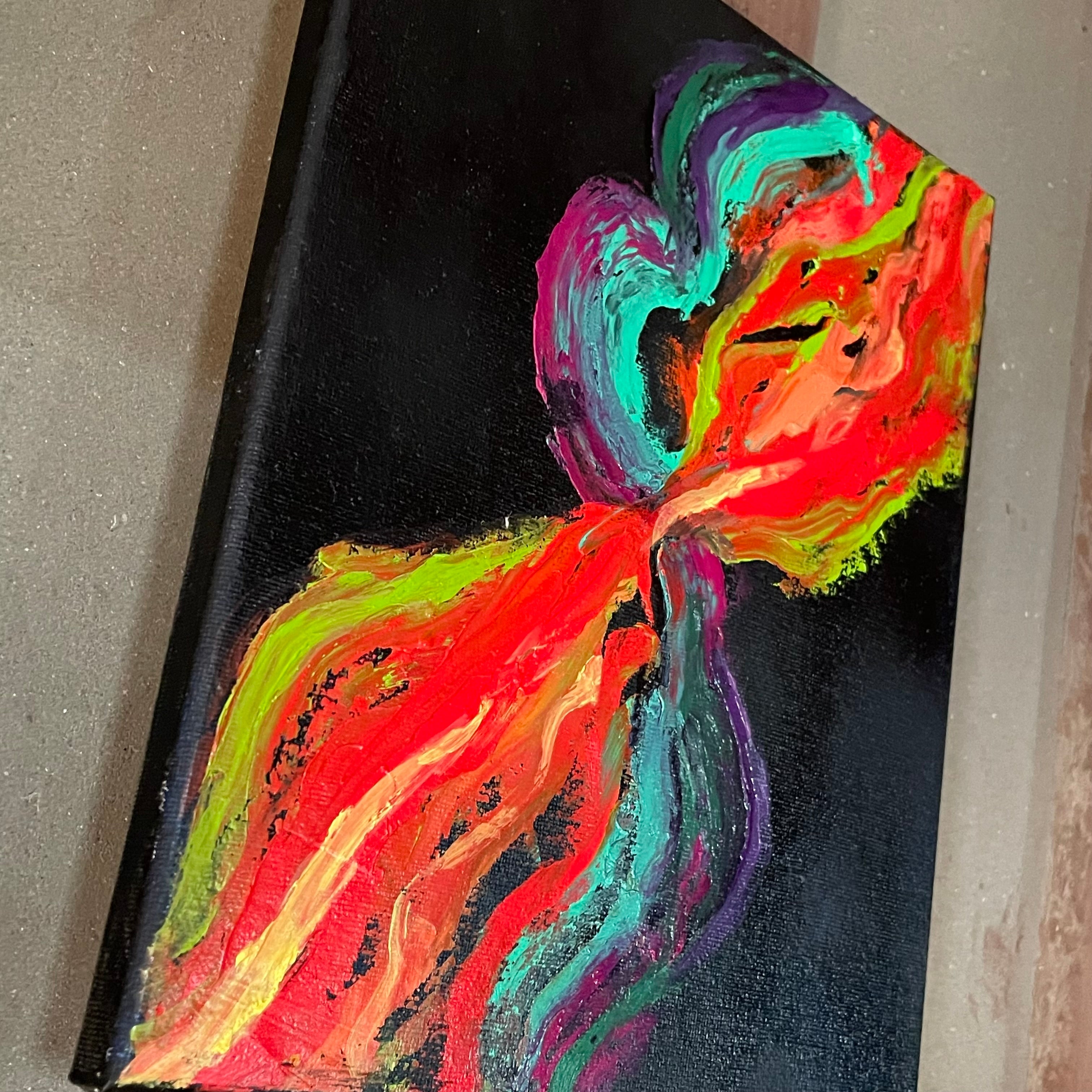 『交響曲第５番「運命」』深音アート・油絵 / 楽曲から生まれた抽象画