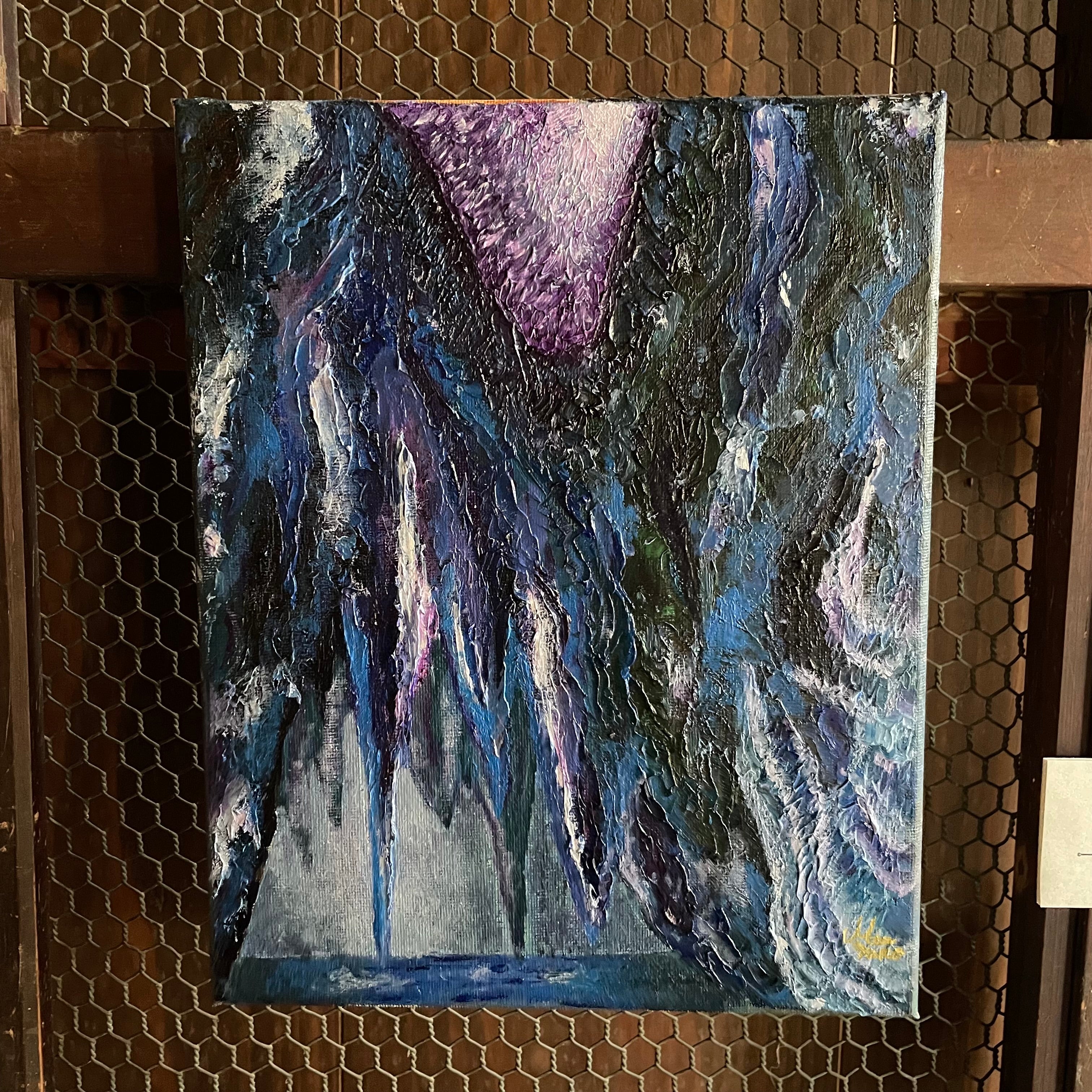 『青水晶』共感覚アート / 記憶の残滓シリーズ