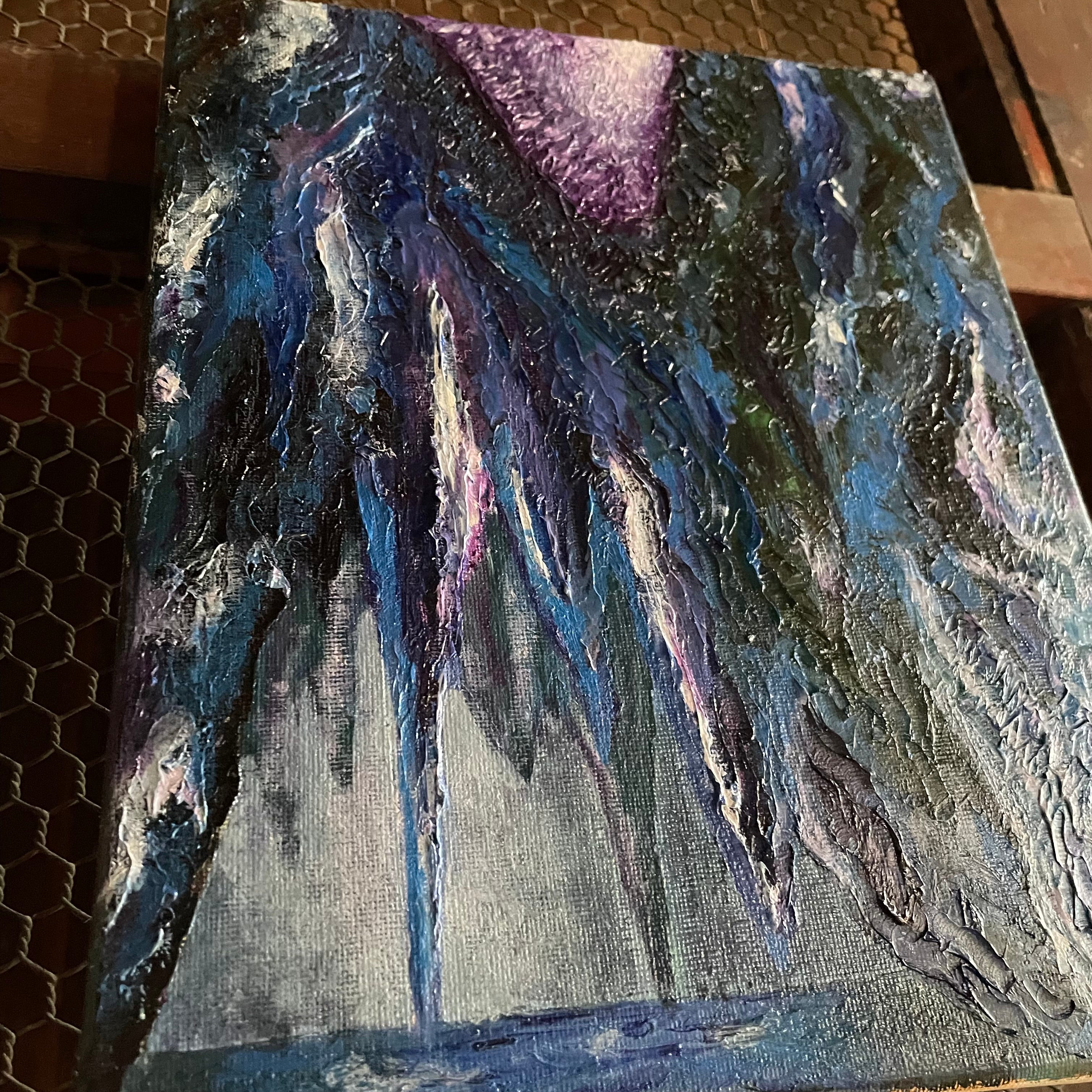 『青水晶』共感覚アート / 記憶の残滓シリーズ